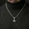 Подвеска Молот Тора малый из серебра, живое фото