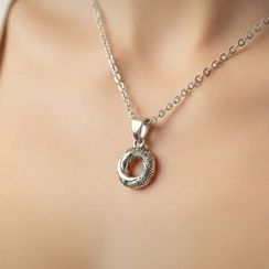 Алжирский узел любви малый из серебра 925