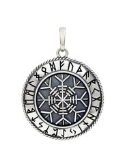 Амулет Агисхьяльм подвеска серебро