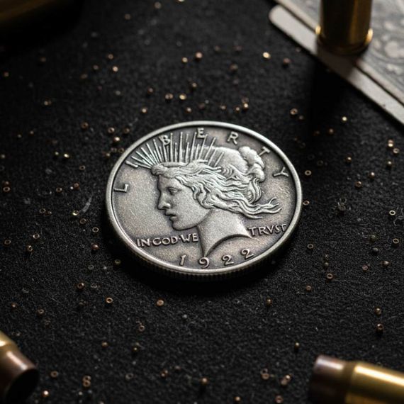 Монета Харви Дента, сувенир из мельхиора, фото 3