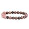 Браслет из натуральных камней родонита и кварца розового, фото 2