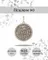 Подвеска Псалом 90 из серебра 925 пробы, фото с инфографикой
