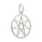 Звезда Магов - подвеска из серебра, вид сбоку