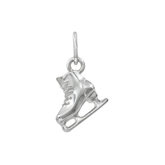Подвеска Конек для фигурного катания - кулон из серебра 925 пробы, фото 1