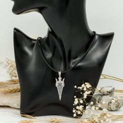 Гунгнир - подвеска в виде копья из серебра 925 с чернением