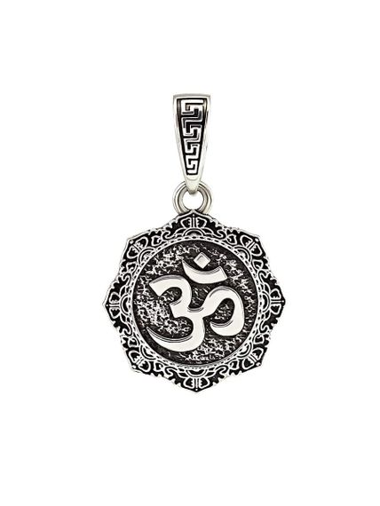 Купить кулон Ом серебро с доставкой из официального интернет-магазина Replica House.