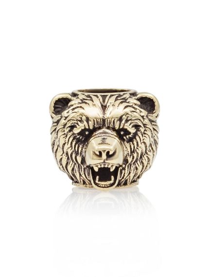 Шарм подвеска медведь из бронзы.