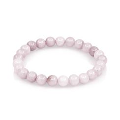 Браслет из камней кварца розового 6 мм