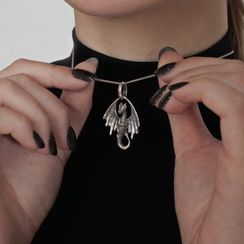 Дракон - подвеска кулон из серебра 925