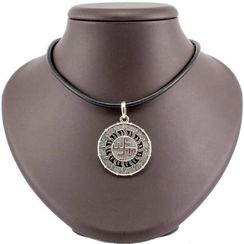 Серебряный Солнечный крест подвеска