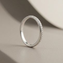 Кольцо Многоточие из серебра 925 пробы