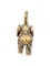 Статуэтка Слон индийский из бронзы средний, вид сзади