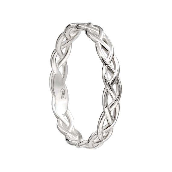 Кольцо Нити из серебра 925 пробы, вид 1
