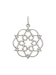 Подвеска Звезда Давида Прана из серебра