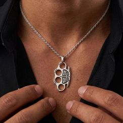 Кастет Константина - подвеска из мельхиора