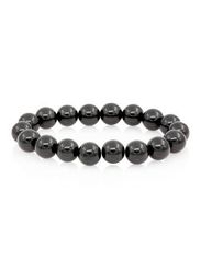 Браслет из камней турмалина шерл 10 мм