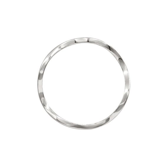 Кольцо Волна из серебра 925 пробы, вид 2