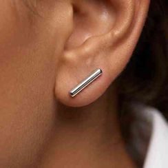 Серьги-пусеты Палочка из серебра 925 пробы