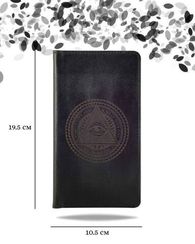 Кошелек Всевидящее Око черная кожа