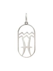 Куспид Водолей-Рыбы - подвеска из серебра