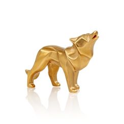 Статуэтка Волк - фигурка из бронзы