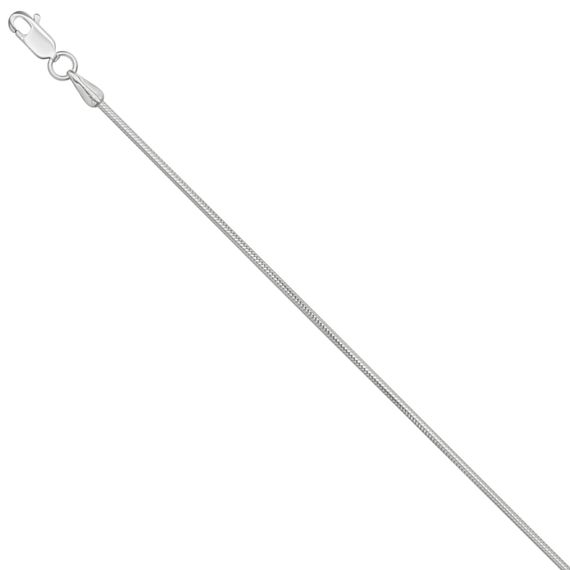 Фото цепочка на шею снейк 9260 на белом фоне