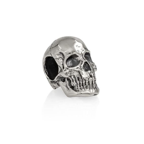 Бусина Череп Skull Victory mini из серебра 925 пробы, вид 1