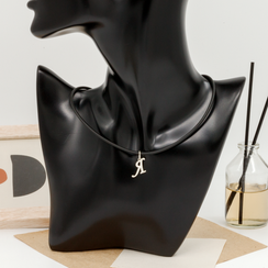 Подвеска в виде буквы Я - кулон из серебра 925 пробы