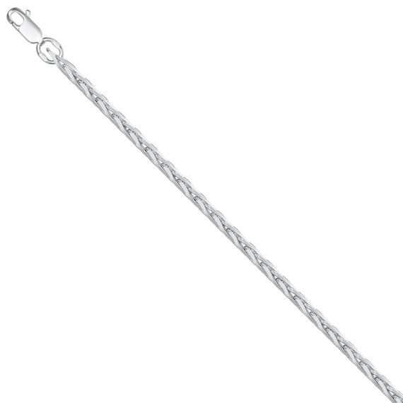 Фото браслет-цепочка Колос Тройной на белом фоне