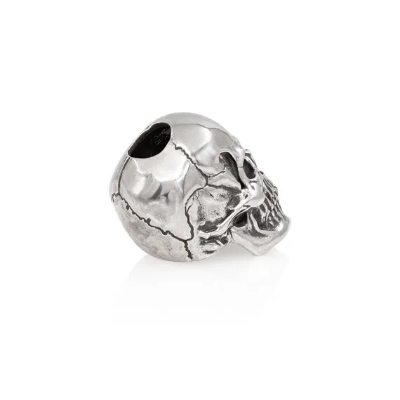 Бусина Череп Skull Victory light из серебра 925 пробы, вид 2