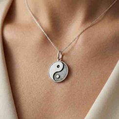 Подвеска Инь-Ян из серебра