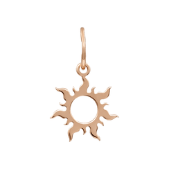 Кулон Солнце - подвеска из золота