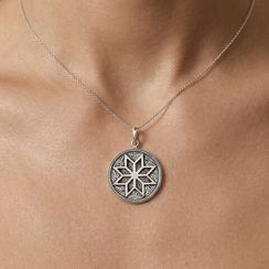 Подвеска Алатырь - кулон из серебра 925