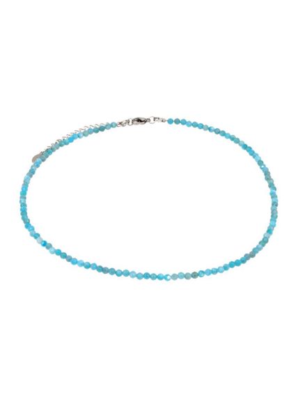 Фото чокер из апатита 2165/3_апатит на белом фоне анфас