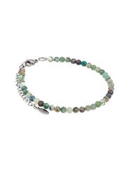 Браслет на руку из хризоколлы 4 мм