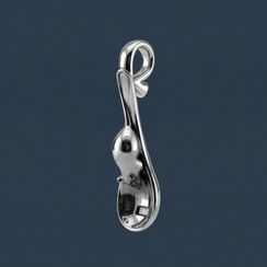 Мышь кошельковая - сувенир из серебра 925 пробы, ювелирная подвеска