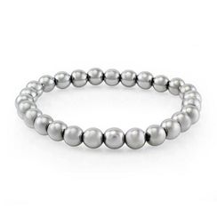 Браслет из металлических бусин