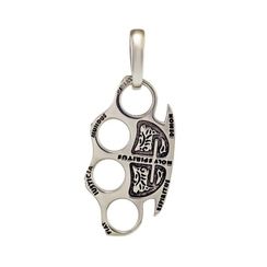 Кастет Константина подвеска серебро
