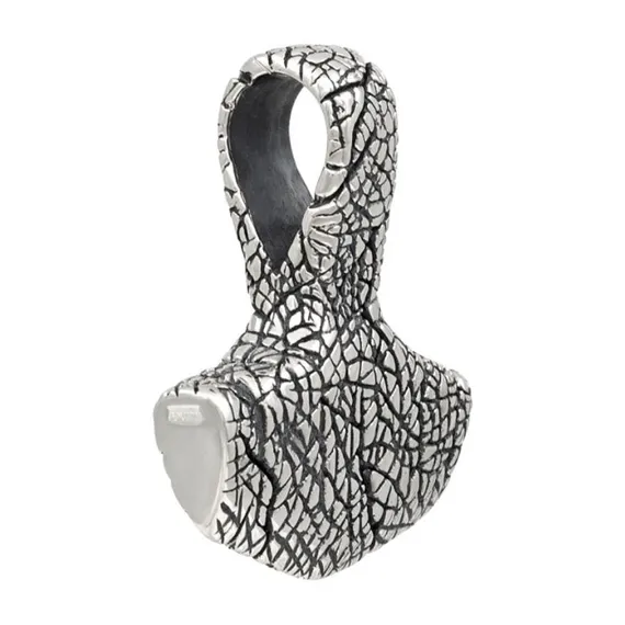 Молот Тора Stone - подвеска из мельхиора, вид 2