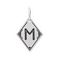 Подвеска Руна Эваз - кулон из серебра 925, вид 1