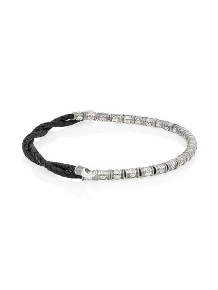 Браслет с рунами на белом фоне сложенный слева 7125