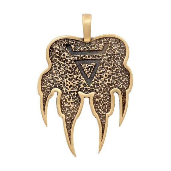 Символ печать Велеса подвеска бронза, фото 4