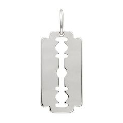 Лезвие - ювелирная подвеска из серебра 925 пробы