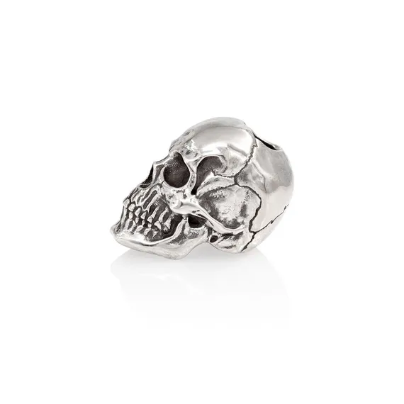 Бусина Череп Skull Victory light из серебра 925 пробы, вид 3