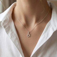 Кулон Солнце малое - подвеска из серебра