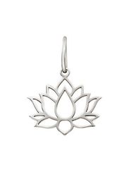 Подвеска Лотос мини из серебра