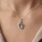 Подвеска ножки младенца - ювелирный кулон из серебра 925 пробы, живое фото 1
