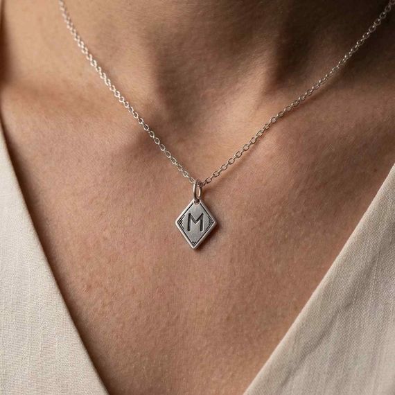 Подвеска Руна Эваз - кулон из серебра 925, живое фото