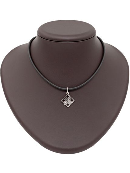 Подвеска «Макошь малая» из серебра на постаменте