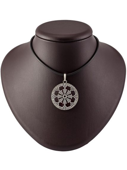 Купите рунический щит оберег шлем ужаса из серебра в интернет-магазине с доставкой из Ростова-на-Дону.